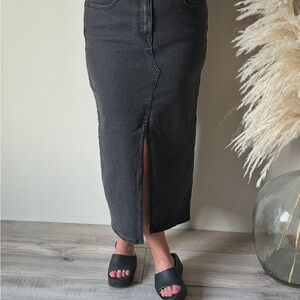 Dex Denim Maxi Skirt